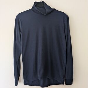 Vintage Polarmax Navy Performance Thermal Turtleneck Long Sleeve US Made size M